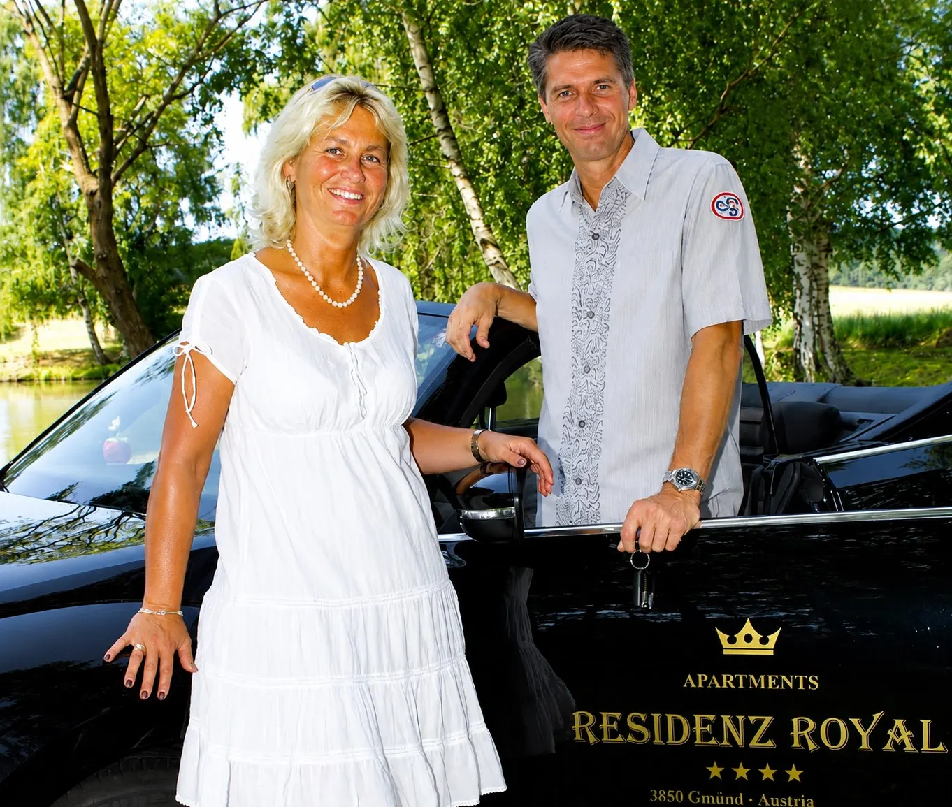 Marc a Vera Droll, hostitelé Residenz Royal